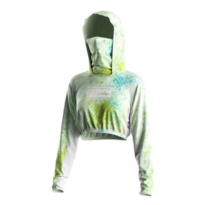 Top Corto de Pesca para Mujer con Protección Facial Integrada UPF50+, Protección Solar, Tejido Ligero de Secado Rápido para Mayor Movilidad - Product Image 5