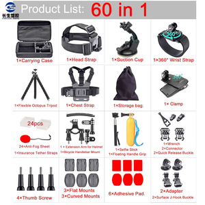 Kit de Accesorios para GoPro Changsheng, Correa para Cabeza y Pecho, Soporte Flotante para Deportes Acuáticos, Cámara de Acción - Product Image 4
