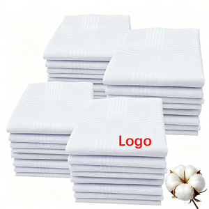 <span class=keywords><strong>Mouchoirs</strong></span> blancs personnalisés pour hommes, logo, 100% coton, <span class=keywords><strong>mouchoirs</strong></span> doux en coton pour hommes, 16x16, <span class=keywords><strong>mouchoirs</strong></span> pour hommes en gros - Product Image 1