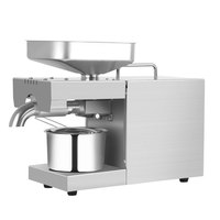Máquina de prensa de aceite de coco de sésamo para el hogar, productos más populares, mini máquina de prensa de aceite fría y caliente