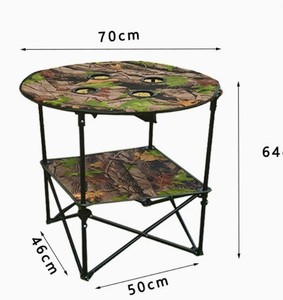 <span class=keywords><strong>Mesa</strong></span> de Picnic Portátil de Aluminio, <span class=keywords><strong>Mesa</strong></span> de <span class=keywords><strong>Playa</strong></span> Plegable Ligera, 4 Portavasos, Bolsa de Transporte, para Campamento, Viajes, Pesca - Product Image 4