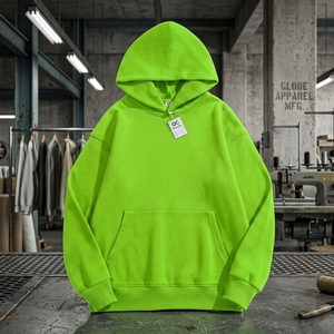 Sudadera con Capucha Extra Grande de Alta Calidad, 100% Algodón, 350g, con Logotipo Personalizado, Diseño Sólido, Anti-Pilling, Unisex, de Confianza - Product Image 3