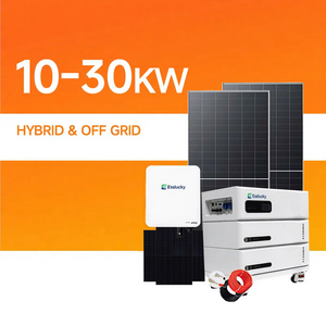 ระบบพลังงานแสงอาทิตย์แบบไฮบริดออฟกริดสำหรับที่อยู่อาศัย ขนาด 5000w 5kw 10kw 20kw ราคาต้นทุนระบบพลังงานแสงอาทิตย์สำหรับบ้านในยุโรป - Product Image 1