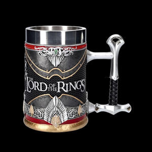 Vaso <span class=keywords><strong>de</strong></span> Cerveza <span class=keywords><strong>de</strong></span> Resina y Acero Inoxidable Personalizado al por Mayor, Estilo Medieval, El <span class=keywords><strong>Señor</strong></span> <span class=keywords><strong>de</strong></span> <span class=keywords><strong>los</strong></span> <span class=keywords><strong>Anillos</strong></span> LR21 Mordor, Gran Capacidad, Antiderrames, para Regalo - Product Image 3