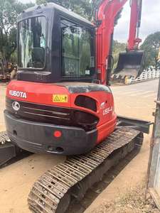 Excavatrice sur chenilles d'occasion Kubota U55-4 du Japon, 5,5 tonnes, matériel de construction d'occasion, mini-excavatrice sur chenilles Kubota U55-4 - Product Image 2