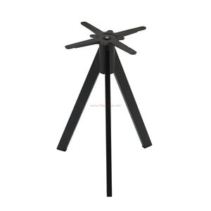 Lifepursue nouvelle base de table de café minimaliste tendance avec plaque de tige de Booker en fonte à 3 broches - Product Image 1