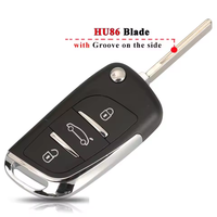 Clé de voiture télécommande plip modifiée ASK/FSK 433Mhz ID46 pour Peugeot 207 308 307 407 607 pour Citroën C2 C3 C4 0523/0536