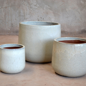 Nouvelle conception d'inventaire, diverses spécifications, pots <span class=keywords><strong>en</strong></span> grès colorés pour l'aménagement paysager horticole - Product Image 2