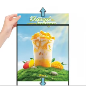 Équipement publicitaire professionnel, boîte à lumière LED, tailles personnalisées, <span class=keywords><strong>cadre</strong></span> rétroéclairé ultra fin pour affiche de film, menu de restaurant, affichage - Product Image 1