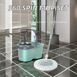 Juego <span class=keywords><strong>de</strong></span> Trapeador Giratorio con Mango, Secado Automático, Sin Necesidad <span class=keywords><strong>de</strong></span> Lavado a <span class=keywords><strong>Mano</strong></span>, para el Hogar, Directo <span class=keywords><strong>de</strong></span> Fábrica - Product Image 6
