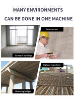 Esclerómetro Digital de Concreto, Martillo de Rebote para Prueba de Resistencia del Concreto, Martillo de Rebote Schmidt Totalmente Automático e Integrado