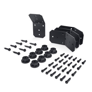 Chất lượng cao Matte đen sơn tĩnh điện khung kim loại gỗ nối phần cứng cho gỗ - Product Image 2