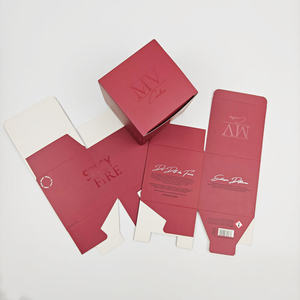 Custom Logo Cardboard Candle Packaging <b>Box</b> Matt Lamination Embossing Recyclable 4c Customizable for <b>Small</b> Business <b>Shipping</b> - Product Image 1