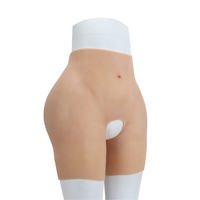Body sculptant en silicone pour femme, culotte à entrejambe ouvert, maintien ferme, fesses rembourrées, grande taille, pour travesti et drag queen
