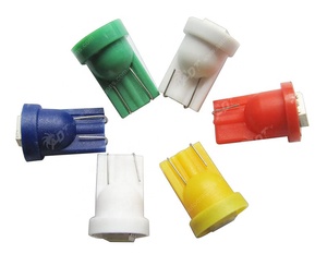 หลอดไฟ LED ADT วอร์มไวท์ 3000k ป้องกันแสงสะท้อน AC DC 6.3V รุ่น 194 T10 # หลอดไฟ LED 555 1 LED 5050 SMD สำหรับเกมตีหนู/แมลงสาบแบบพินบอล - Product Image 4