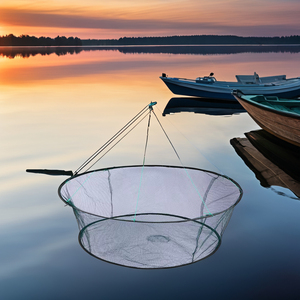 Nouvelle Arrivée OEM : Grand Épuisette Pliante <span class=keywords><strong>pour</strong></span> la Pêche en <span class=keywords><strong>Mer</strong></span> et en Eau Douce, Idéale <span class=keywords><strong>pour</strong></span> la Pêche aux Appâts (Crevettes, Crabes, Écrevisses) – Matériel de Pêche - Product Image 2