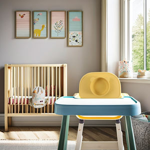 Nouveau napperon d'aspiration en silicone sans BPA personnalisé avec bol Style européen pour bébé - Product Image 2