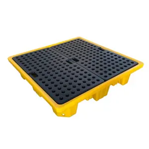 chemicals storage containment pallet 1 drum ibc spill palles for containment deck