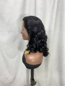 Pelucas de Cabello Humano Remy Rizado con Frente de Encaje Completo 13x4, Pelucas de Cabello Indio con Frente de Encaje Transparente Sin Procesar, Pelucas con Volumen - Product Image 5