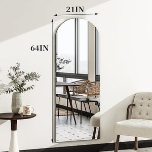 Specchio ad Arco a Figura Intera in Acrilico, Infrangibile, <span class=keywords><strong>da</strong></span> Parete <span class=keywords><strong>per</strong></span> Casa, Palestra, <span class=keywords><strong>Camera</strong></span> <span class=keywords><strong>da</strong></span> <span class=keywords><strong>Letto</strong></span>, Porta, Bagno, Specchio Morbido Senza Cornice - Product Image 4