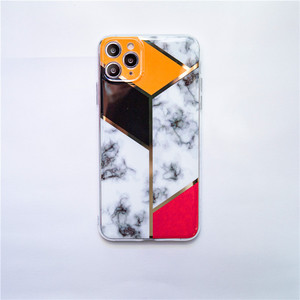 Luxury Plating Marble Camera Protection Sublimation Plating Silicone  Cell Phone case for Apple iPhone 12 - Product Image 2
