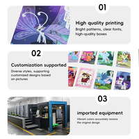Customized Small-Batch Silver Card Paperboard UV Printed Specialty Coated Paper for Children's Card Games and Creative Products
