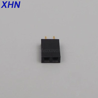 Connecteur femelle Dupont à pas de 2,54 mm, à une rangée, avec boîtier en plastique, pour broches droites/courbées sur PCB, TJC8 2/3/4/5/6/7/8/9/10 broches