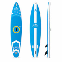 Planche de paddle gonflable OEM personnalisée avec logo, 11 pieds, 34 pouces de large, polyvalente
