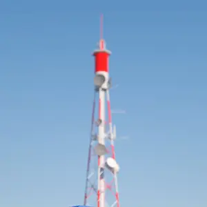 Drawing 100m 110m 120m 130m 135m 140m 150m 160m Angular Steel Antenna Lattice Communication Tower