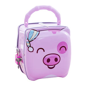 Cute Cartoon Piggy Bank Coin y Cash Money Box para ahorros y colección - Product Image 5