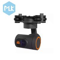 Stabilisateur de cardan MLK SkyDroid C10 1080P à trois axes avec stabilisation HD, alimentation 7.4-74V, accessoire de caméra FPV pour multicoptère RC H16, 61g