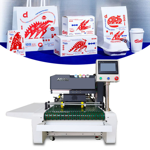 Jucolor Easy Operation Digital Cardboard Printing Machine for Paper Bags Single Pass Printer for Pouch Bag Paper