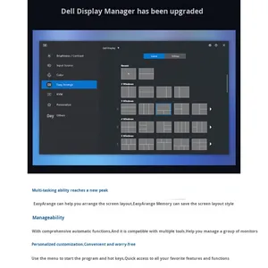 Dell e2425h 23.8 inch HDR màn hình cho văn phòng Nhà Kinh Doanh <span class=keywords><strong>PC</strong></span> 75Hz Tỷ lệ làm mới ASV <span class=keywords><strong>LCD</strong></span> Bảng điều chỉnh máy tính để bàn mới sản phẩm - Product Image 3