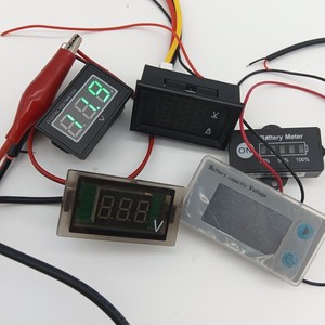 Nhà sản xuất Mini kỹ thuật số vôn kế Ampe kế 12V không thấm nước điện áp hiển thị - Product Image 3