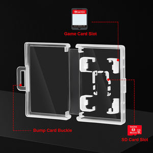 Étui de protection universel pour Nintendo <span class=keywords><strong>Switch</strong></span> 2, cartes de jeu, cartouches <span class=keywords><strong>Switch</strong></span> OLED/<span class=keywords><strong>Lite</strong></span> et cartes Micro SD - Boîte de rangement transparente - Product Image 3