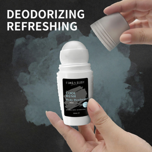 Déodorant Roll-On FLORA RUBY Cool Rush 50ml, Protection contre les odeurs 48H toute la journée, Déodorant corporel frais - Product Image 6