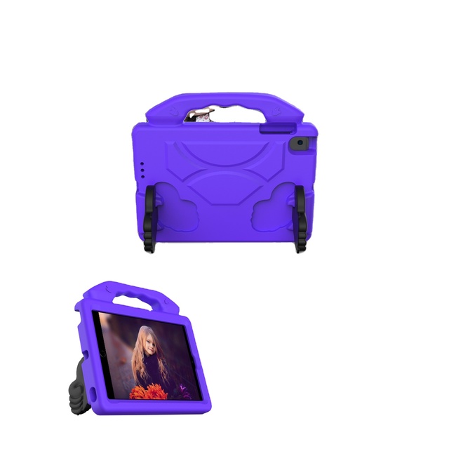 EVA Rubber Material Full Body Protection Kickstand Design Tablet Case Cover for iPad Air 11 M4 2026 with Handle for Kids