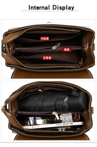 Sac à main de luxe pour femmes, sacs à main de créateurs, sacs à main en cuir souple de haute qualité, sacs à bandoulière pour femmes - Product Image 3