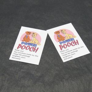 การ์ดขอบคุณรีไซเคิลแบบกำหนดเองเป็นมิตรกับสิ่งแวดล้อม ทำจากกระดาษอาร์ต พร้อมโลโก้ปั๊มฟอยล์สีทอง - Product Image 6