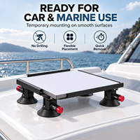 Support de fixation à ventouse en alliage d'aluminium OEM Starlink Mini portable pour toits ouvrants ou fenêtres de voiture, camping-car, yacht