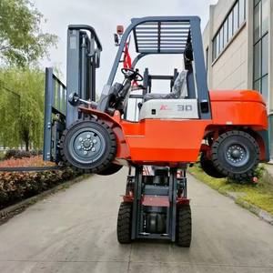 Carretilla elevadora de 3,5 toneladas con motor diésel Isuzu Carretilla elevadora nueva competitiva con luz de advertencia visible Repuestos baratos - Product Image 5