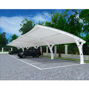 Structure de voiture en membrane tendue en PVC, résistante au vent, abri pour voiture, abri de stationnement pour voiture - Product Image 1