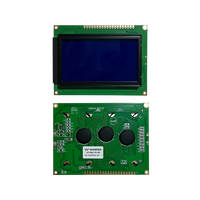 WG12864A-TMI-V # Module d'affichage graphique LCD bleu N 128*64 STN avec rétroéclairage LED blanc intégré à tension négative, affichage graphique industriel