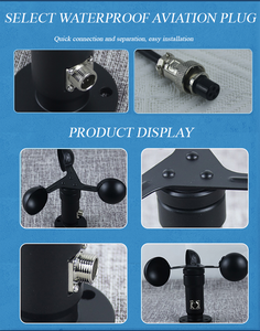 Dispositivo de Medición Veinasa-WSS02 RS485 con Calefacción Opcional, Sensor de Velocidad del Viento Digital Industrial Marino, Anemómetro Veinasa-WSS02 Compa - Product Image 4