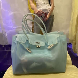 Jelly for for Style 2026 <strong>Summer</strong> Large Capacity Platinum Double Shoulder Strap Cover Closure Polyester Lining <strong>Bag</strong> - Product Image 5