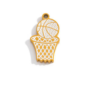 SUMMLY Niedlicher Cartoon-Kuchen-Hund-Anhänger aus Legierung mit Tropföl zum Selbermachen von Armbändern und Halsketten - Product Image 3