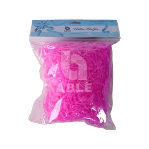 <span class=keywords><strong>BEVE</strong></span> 50g/sac Papier spécial déchiqueté en raphia pailleté, imperméable simple face, 3MM, rose chiné, pour remplissage de boîtes cosmétiques - Product Image 2