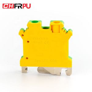 บล็อกขั้วต่อสายดินแบบสกรู DIN Rail ขนาด 6 มม.² รุ่น CHFRPU USLKG6 ทำจากทองเหลือง สำหรับ <span class=keywords><strong>UK6N</strong></span> - Product Image 4