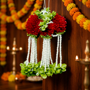 Guirnalda de Flores Artificiales con Soporte de Hilo Decorativo Modelo AFF-Garland-5.2 Precio Rs.1300/10 piezas - Product Image 3