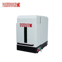 Machine de marquage de bijoux de bureau fermée Machines de gravure laser à fibre refroidies par air pour le métal